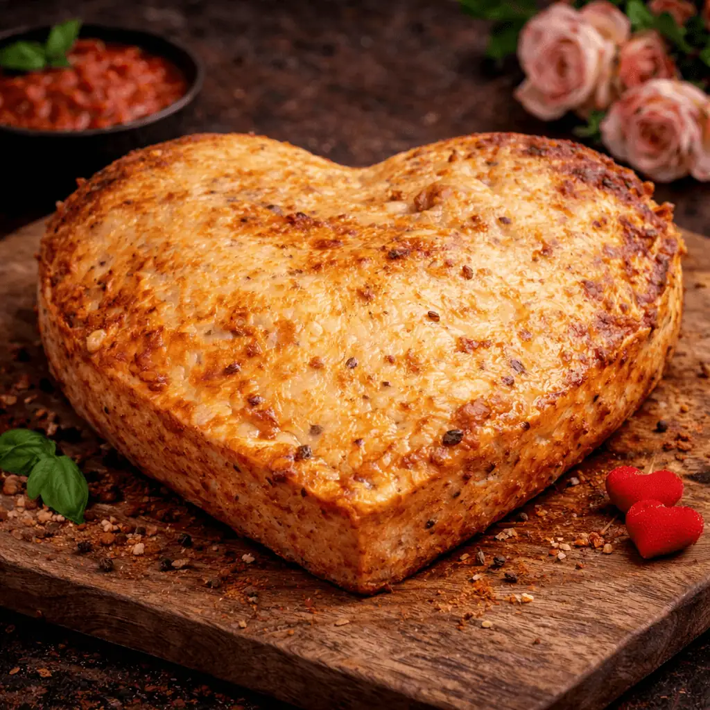 Hühnchen Calzone – Gefüllte Keto Pizza aus Huhn – High Protein und raffiniert