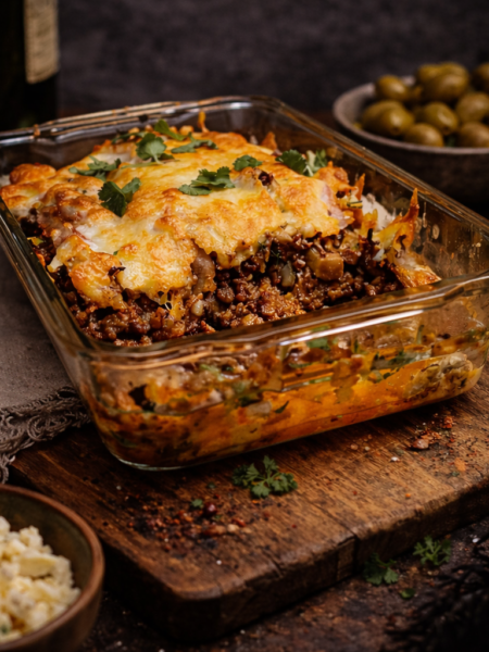 Hackfleisch Auflauf griechisch