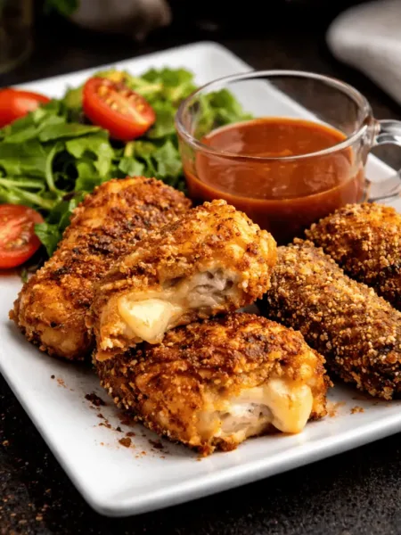 Keto Chicken Cheese Nuggets
