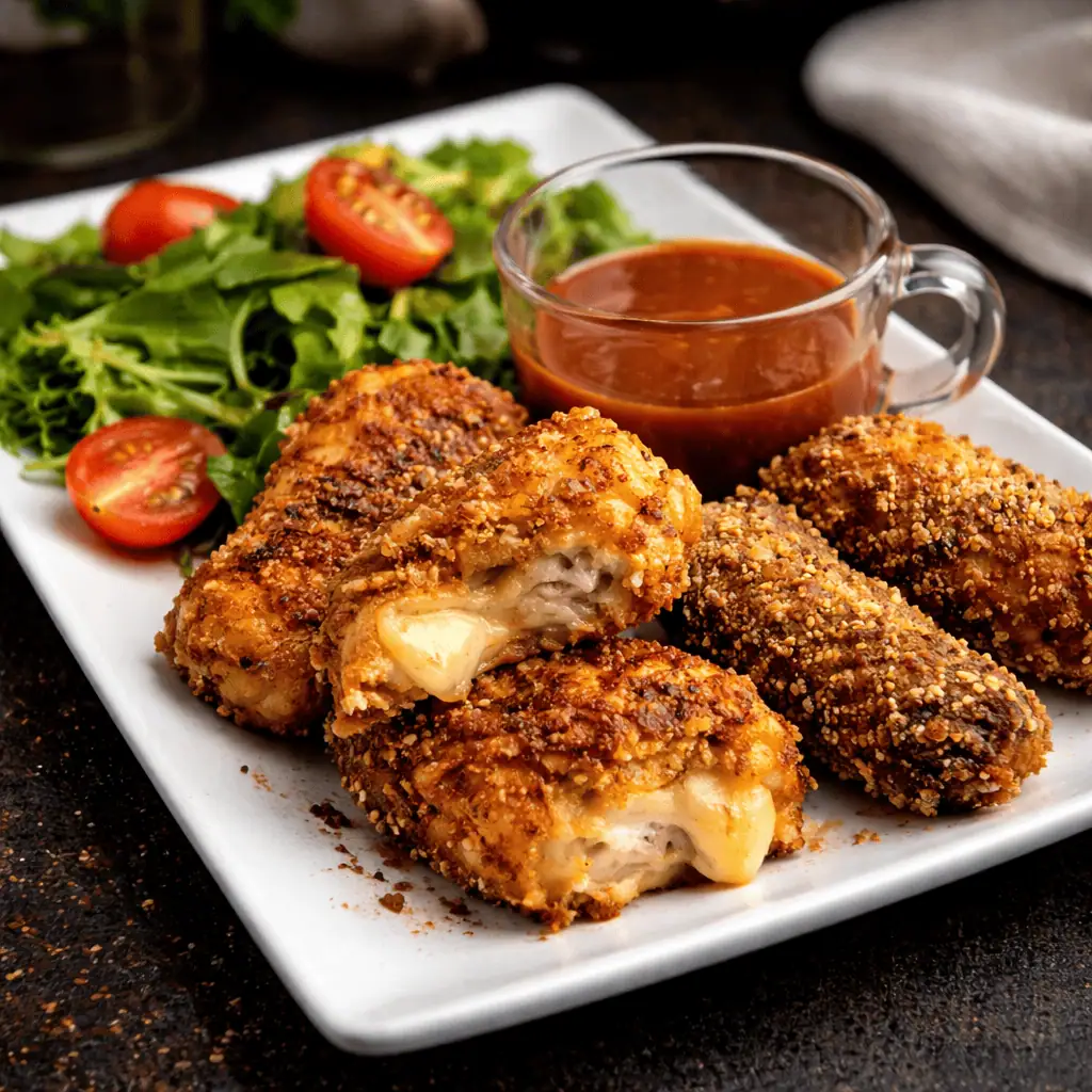 Keto Chicken Cheese Nuggets