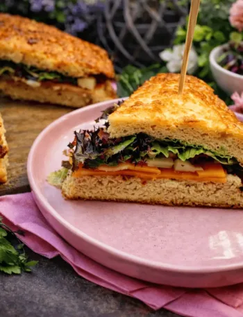 Keto Knoblauchfladen