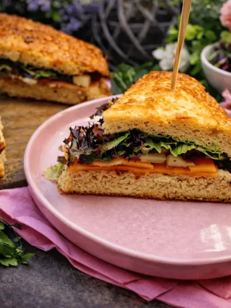 Keto Knoblauchfladen