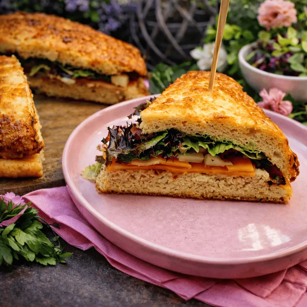 Keto Knoblauchfladen