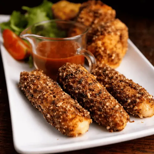 Keto Mozzarella Sticks