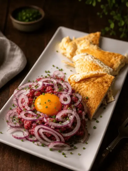 Keto Steak Tartar, Rinderhack, Faschiertes, Carnivor, KetoChameleons