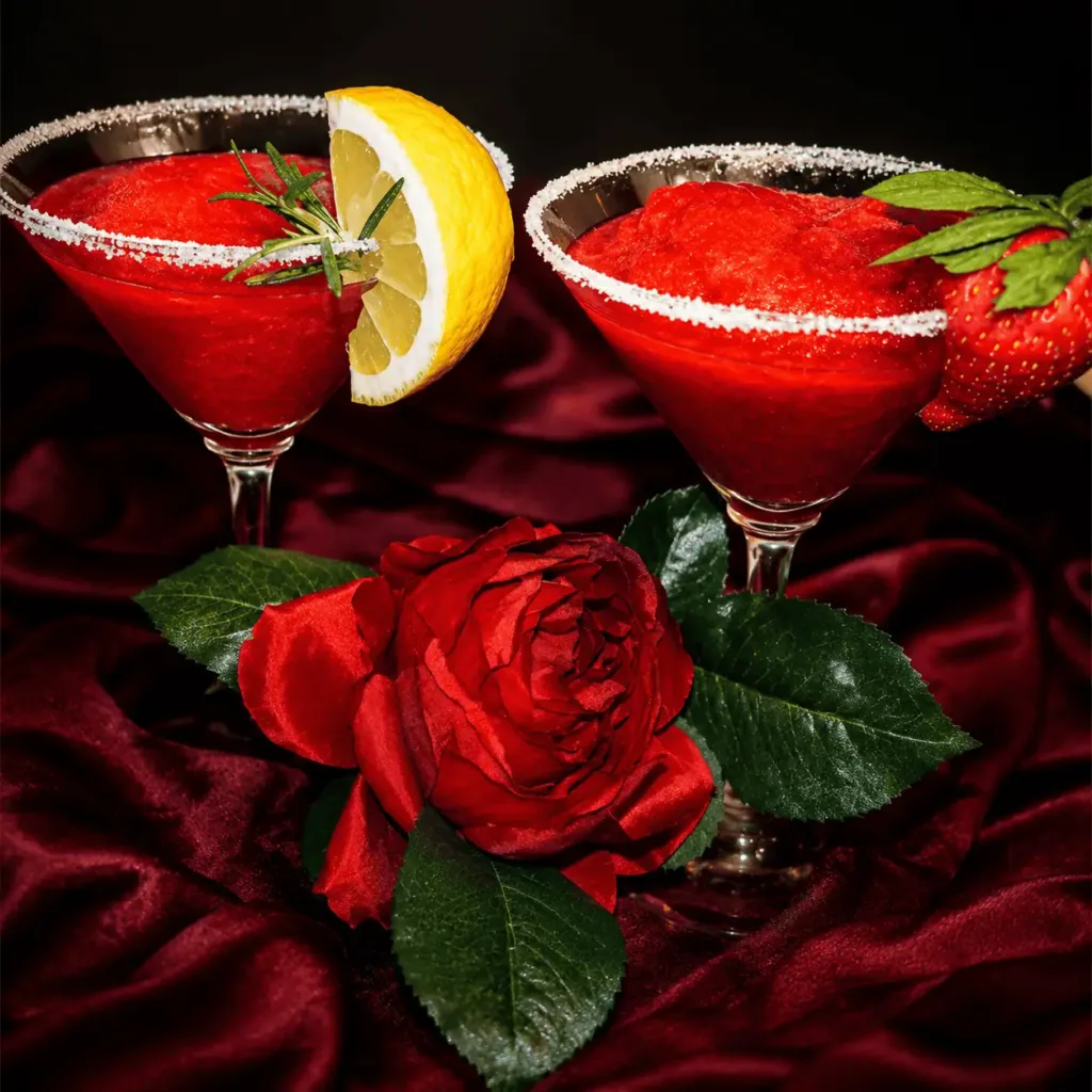 Frozen Strawberry, Erdbeere, Erdbeer Cocktail, Cocktail, Keto, Keto Cocktail, KetoChameleons