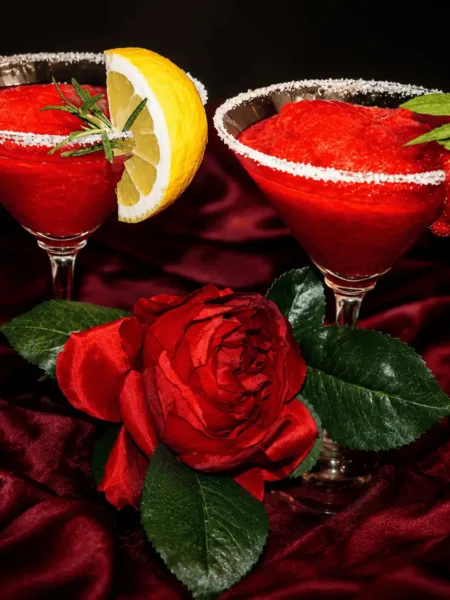 Frozen Strawberry, Erdbeere, Erdbeer Cocktail, Cocktail, Keto, Keto Cocktail, KetoChameleons