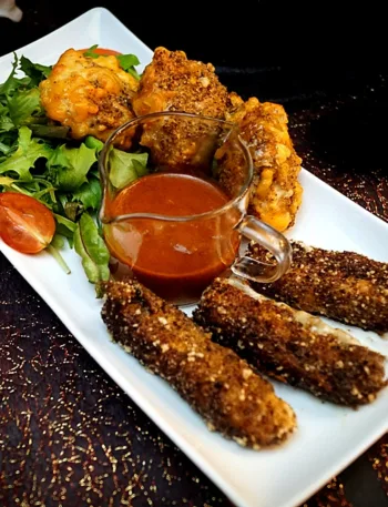 Keto Chicken Nuggets, Huhn, Rezept, schnell, einfach, glutenfrei