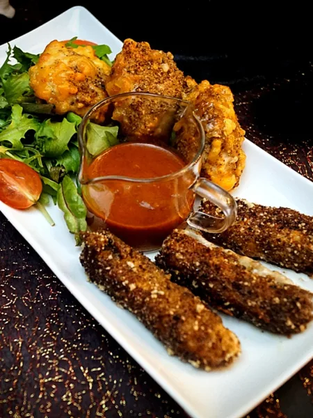 Keto Chicken Nuggets, Huhn, Rezept, schnell, einfach, glutenfrei