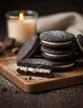 Keto Doppelkeks im Oreo Stil