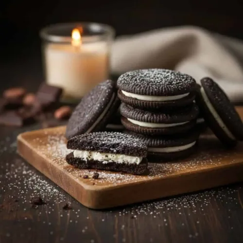 Keto Doppelkeks im Oreo Stil