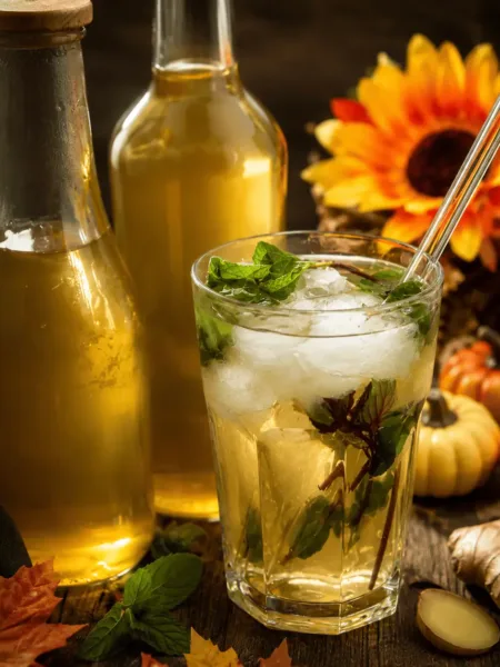 Keto, Limonade, Zitrone, Ingwer, Minze, Zitronen Ingwer Limonade, KetoChameleons