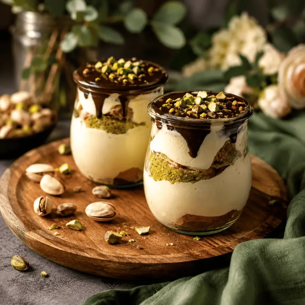 Keto Pistazien Tiramisu, Tiramisu im Glas, Dubai Tiramisu, italienisch, Dessert, Nachtisch, KetoChameleons