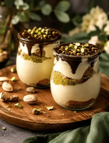 Keto Pistazien Tiramisu, Tiramisu im Glas, Dubai Tiramisu, italienisch, Dessert, Nachtisch, KetoChameleons