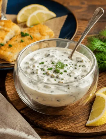 Keto Sauce Tartare, Tartar, Tartare Soße, Soße zu Fish&Chips, KetoChameleons