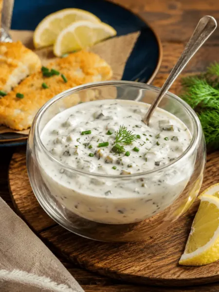 Keto Sauce Tartare, Tartar, Tartare Soße, Soße zu Fish&Chips, KetoChameleons