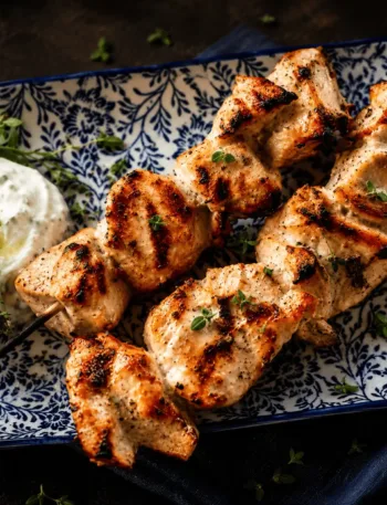 Keto, Souvláki, griechisch, Huhn, Hähnchen, Fleischspieße, Grillen, Rezept, KetoChameleons, social