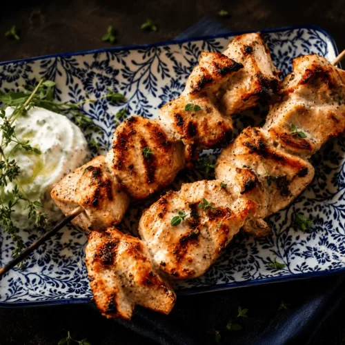 Keto, Souvláki, griechisch, Huhn, Hähnchen, Fleischspieße, Grillen, Rezept, KetoChameleons, social