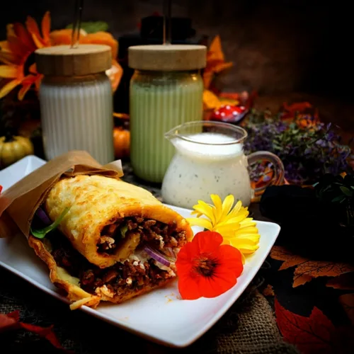 Knoblauch Joghurt Dressing, Keto, Low Carb, Rezept, Salat, Döner