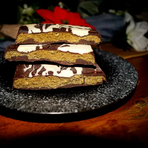Keto Pistazien Schokolade, wie Dubai Schokolade, Rezept