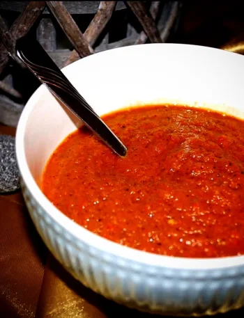 Keto, Ajvar, Soße, Balkan, Rezept, fermentiert