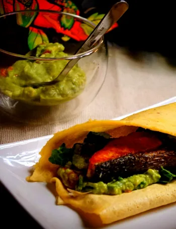 Guacamole für mexikanischen Keto Gerichte, Rezept, Soße