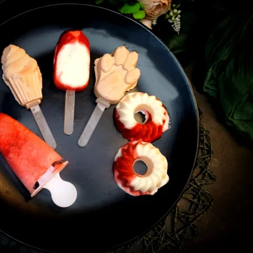 Keto Eis ohne Eismaschine, Rezept, Eis am Stil, Parfait