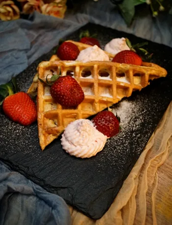 Leckere Keto Waffeln mit Hanfsamen, Keto, Rezept