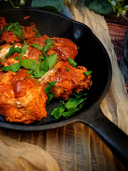 Tandoori Hühnchen, Curry, indisch, Rezept, Keto