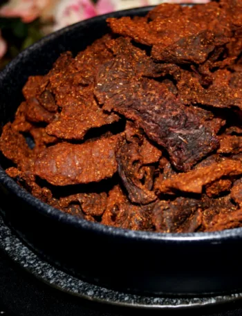 Beef, Chicken, Pork, Jerky, Dörrfleisch, Fleisch dörren, Keto, Rezept
