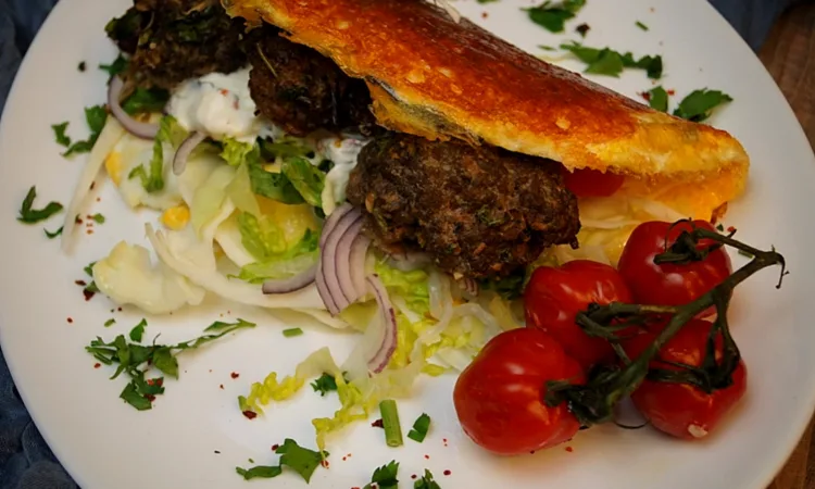 Restefest, Köfte Chalupa, Egg Chalupa, Köfte, Rezept, Keto