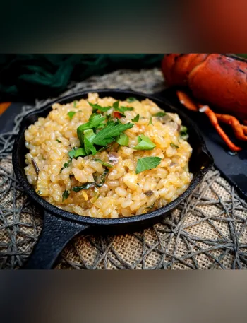 Keto Trüffel Risotto, Konjakreis, Rezept