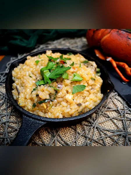Keto Trüffel Risotto, Konjakreis, Rezept