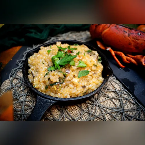 Keto Trüffel Risotto, Konjakreis, Rezept