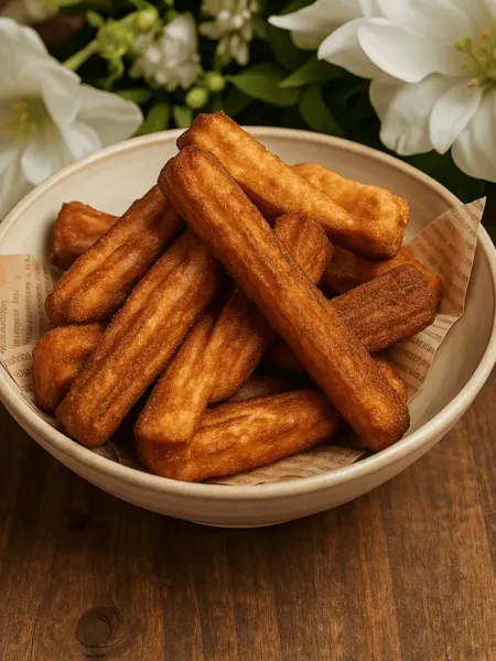 Keto Churros, knusprig, proteinreich, lecker, Rezept