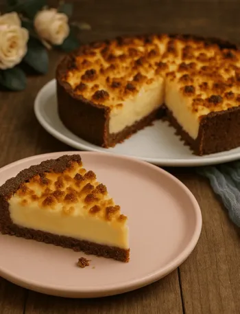 Keto Eierlikör Pudding Kuchen