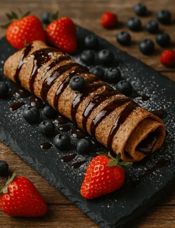 Eierrolle aus dem Ofen – Keto Frühstücks Quicky 1 Eierrolle aus dem Ofen – Keto Frühstücks Quicky Keto Rezept – Ofenpfannkuchen