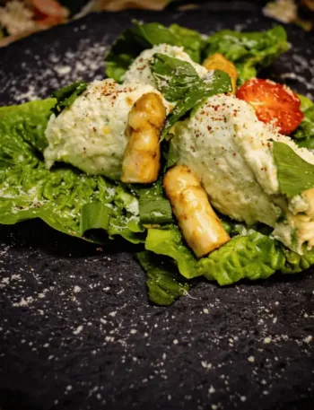 Keto Spargel Mousse mit Bärlauch KetoChameleons