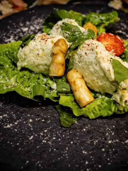 Keto Spargel Mousse mit Bärlauch KetoChameleons