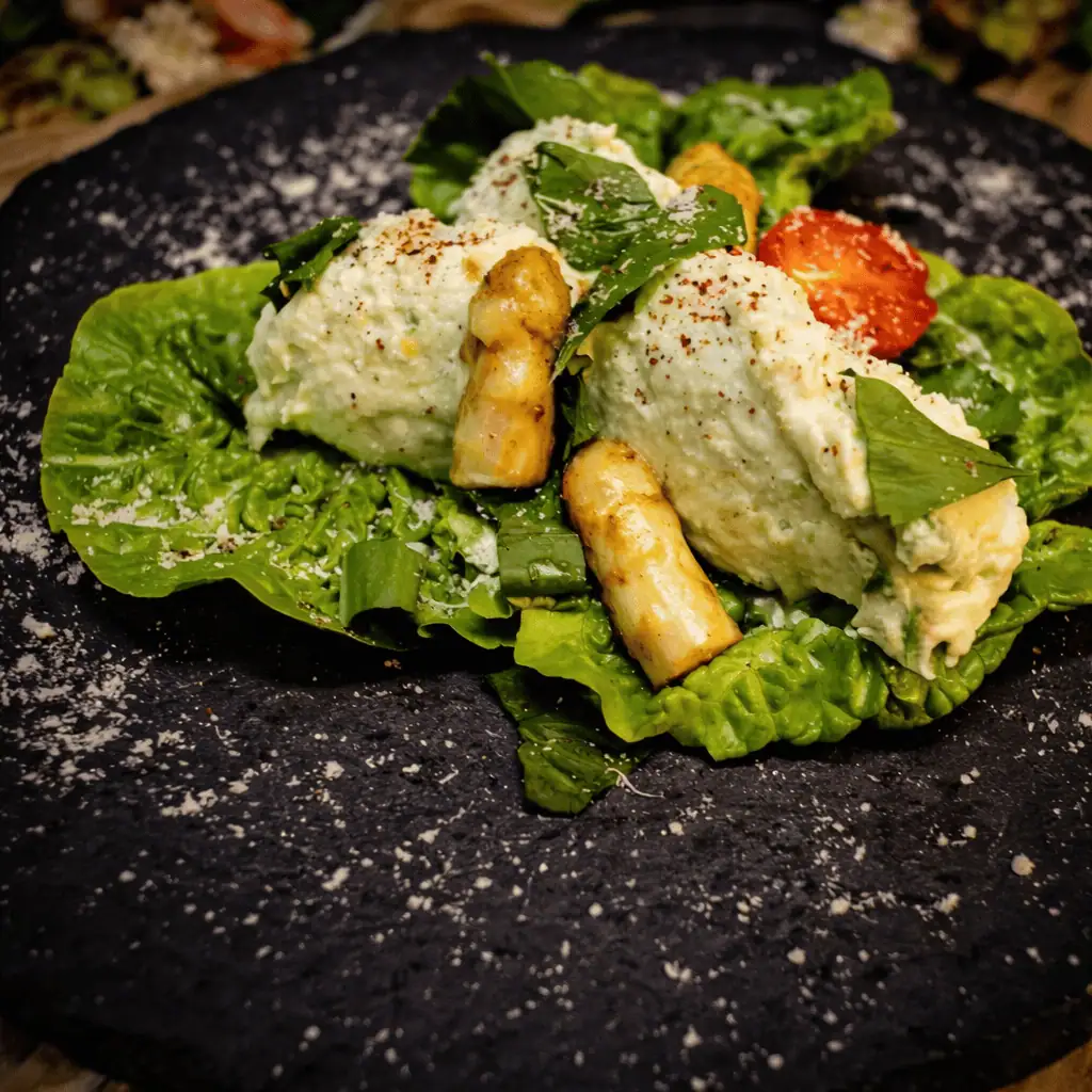 Keto Spargel Mousse mit Bärlauch KetoChameleons