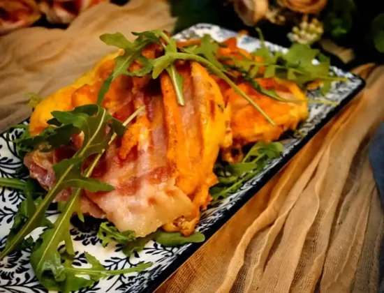 Restefest, Bacon und Cheese Toastie, Keto, Rezept