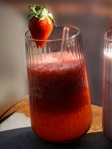 Erdbeer Cocktail ohne Alkohol, Mocktail, Rezept