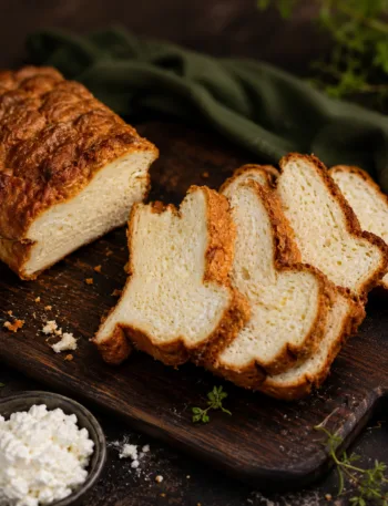 Keto Brot, Protein Brot, Hüttenkäse Brot, Körniger Frischkäse, Eiweißbrot, KetoChameleons