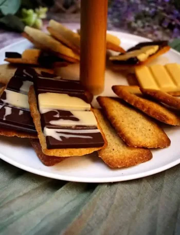 Keto Butterkekse, ohne Mandeln, Rezept, proteinreich, Pecannuss