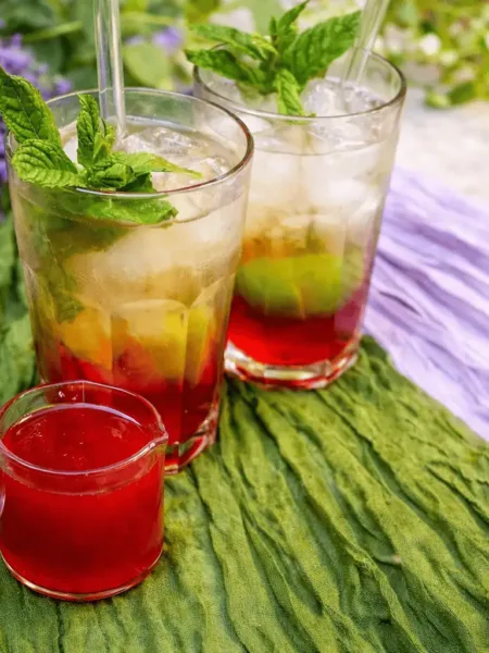 Keto Erdbeer Sirup, Erdbeer Limo KetoChameleons