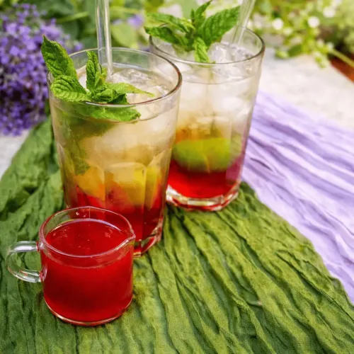 Keto Erdbeer Sirup, Erdbeer Limo KetoChameleons