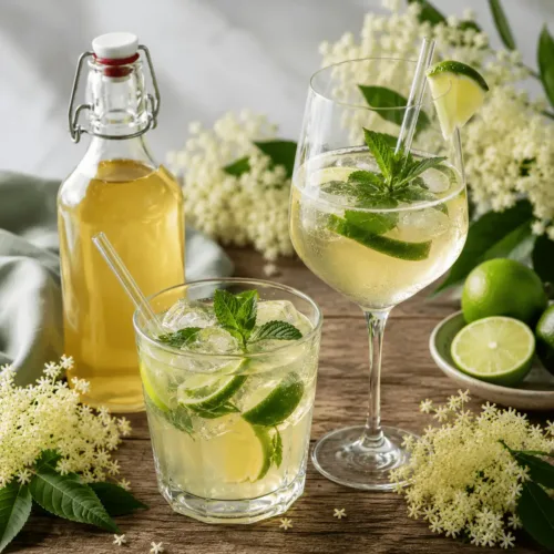 Keto Sirup, Holunder, Holunderblüte, Holunderblütensirup, KetoChameleons