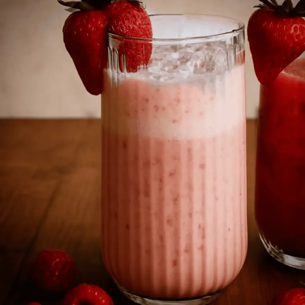 XXL Himbeer Cocktail mit Alkohol Keto.
