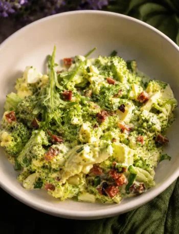Keto Brokkoli Salat, Brokkoli, Bacon, Speck, Grillen, Keto Salat, KetoChameleons
