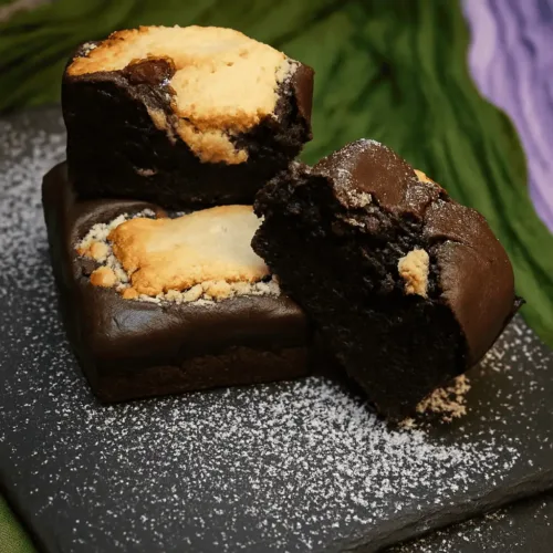 Keto Brookies, Rezept, Brownie, Cookie